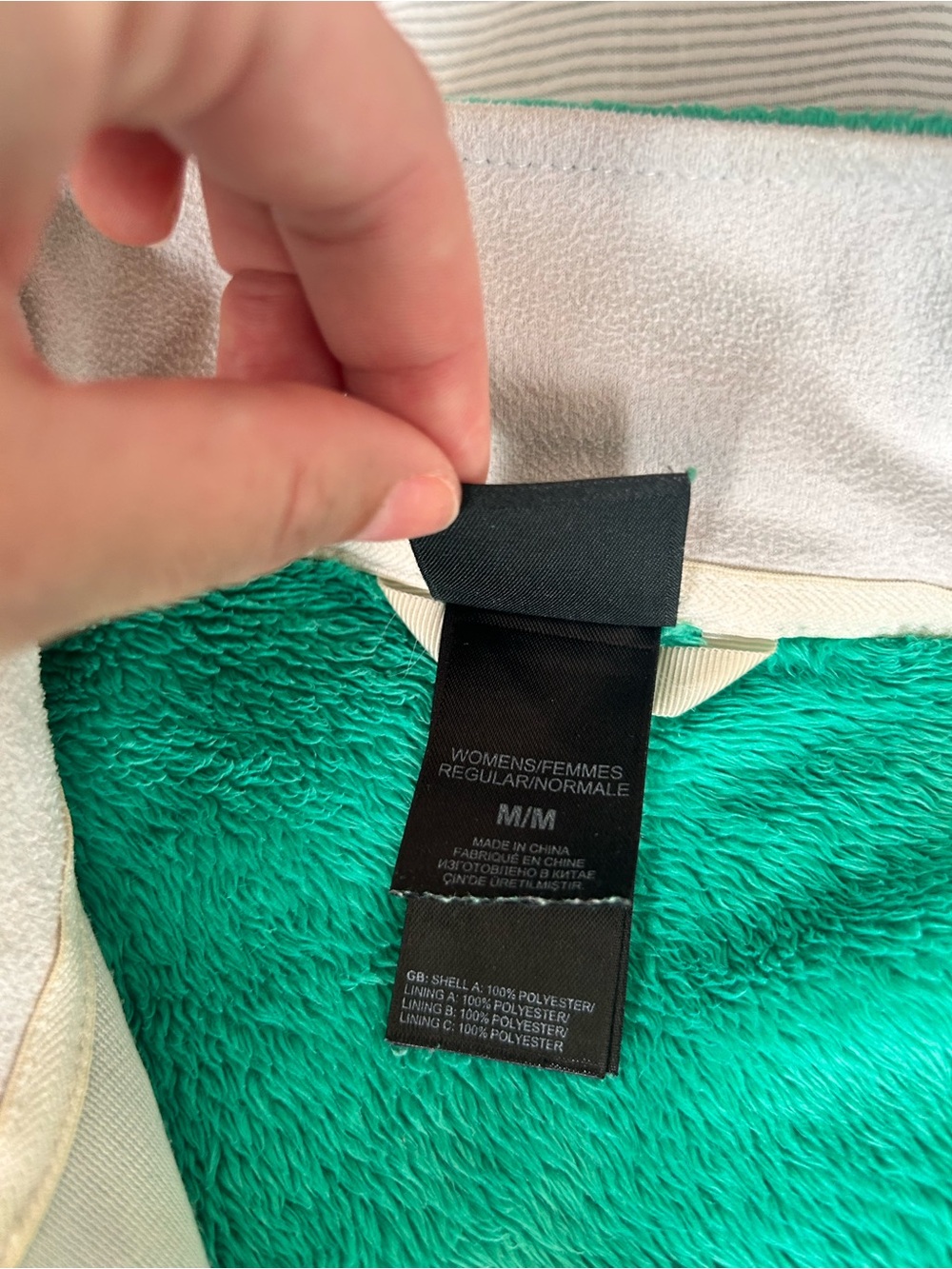 The North Face Osito Fleece Jacket Emerald Green Full Zip Women’s. Size M - Picture 7 of 8